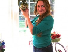 Shirley Bovshow creates a string garden or kokedama on the Home and Family Show, Hallmark Channel