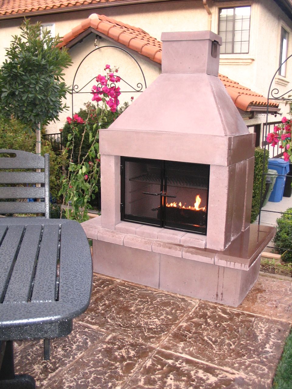 Diy Modular Outdoor Fireplace By Mirage, Mirage Stone Outdoor Fireplace