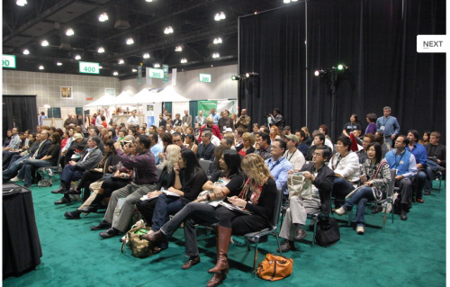 audience at the Go Green Expo in Los Angeles
