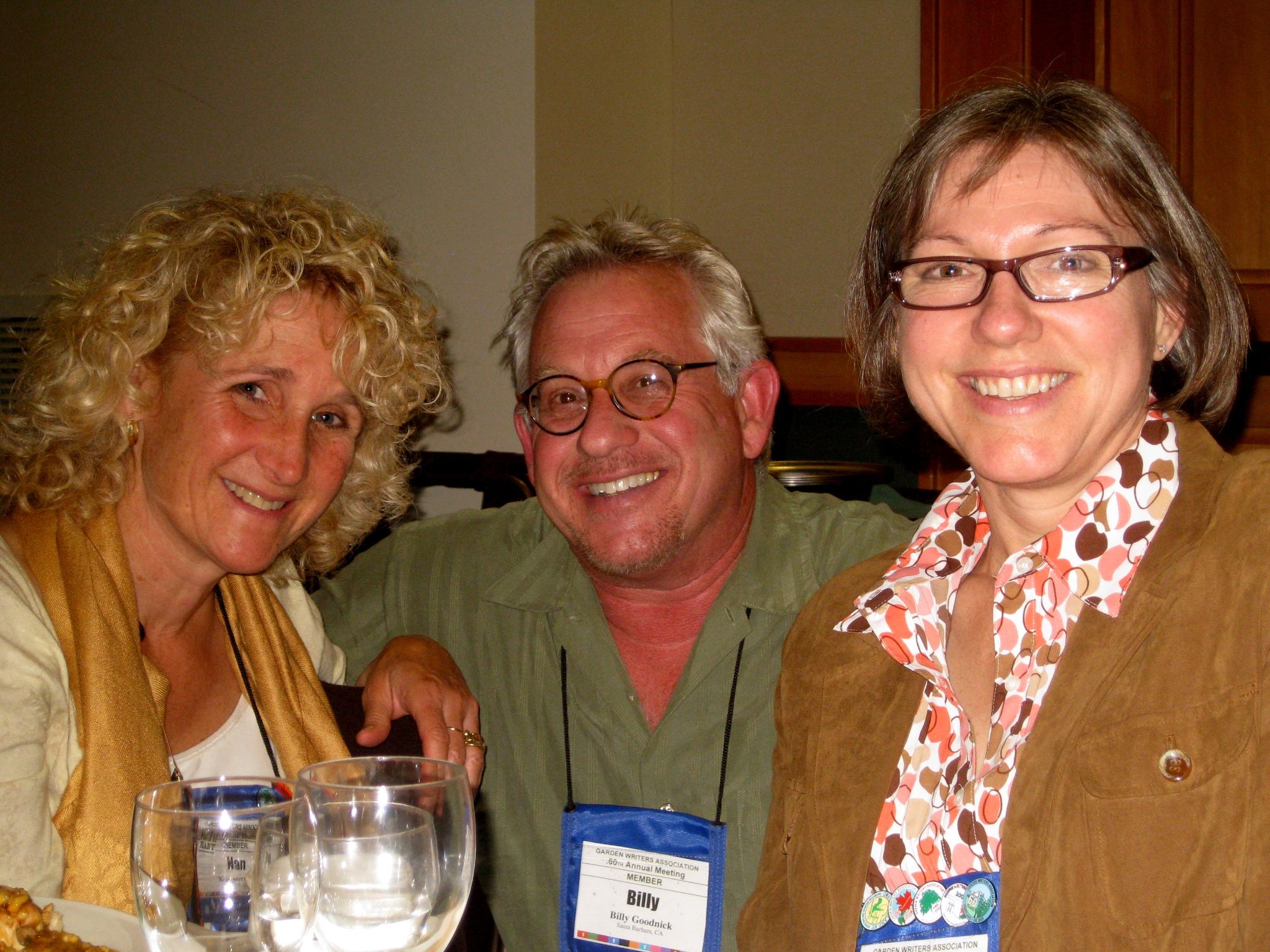garden bloggers and writers, nan sterman, billy goodnick and Susan Apleget-Hurst