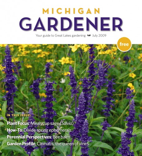 Cover of the Michigan Gardener magazine