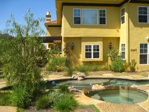 pool makeover natural style with stone by shirley bovshow